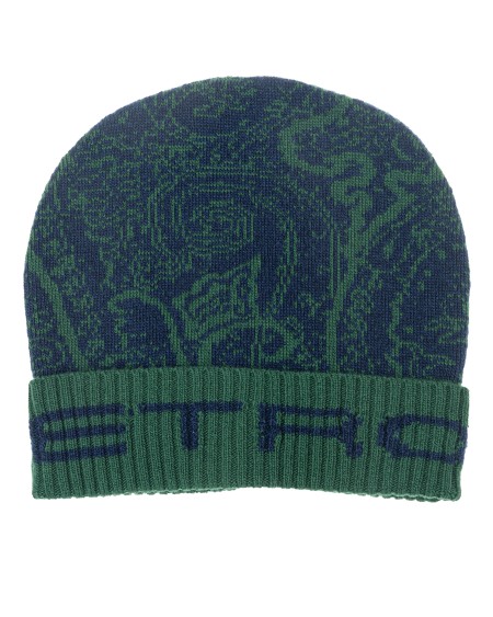 Shop ETRO Saldi Cappello: Etro cappello in lana.
Logo.
Decorato da un motivo paisley.
Composizione: 100% lana
Made in Italy.. 1T834 9934-0200